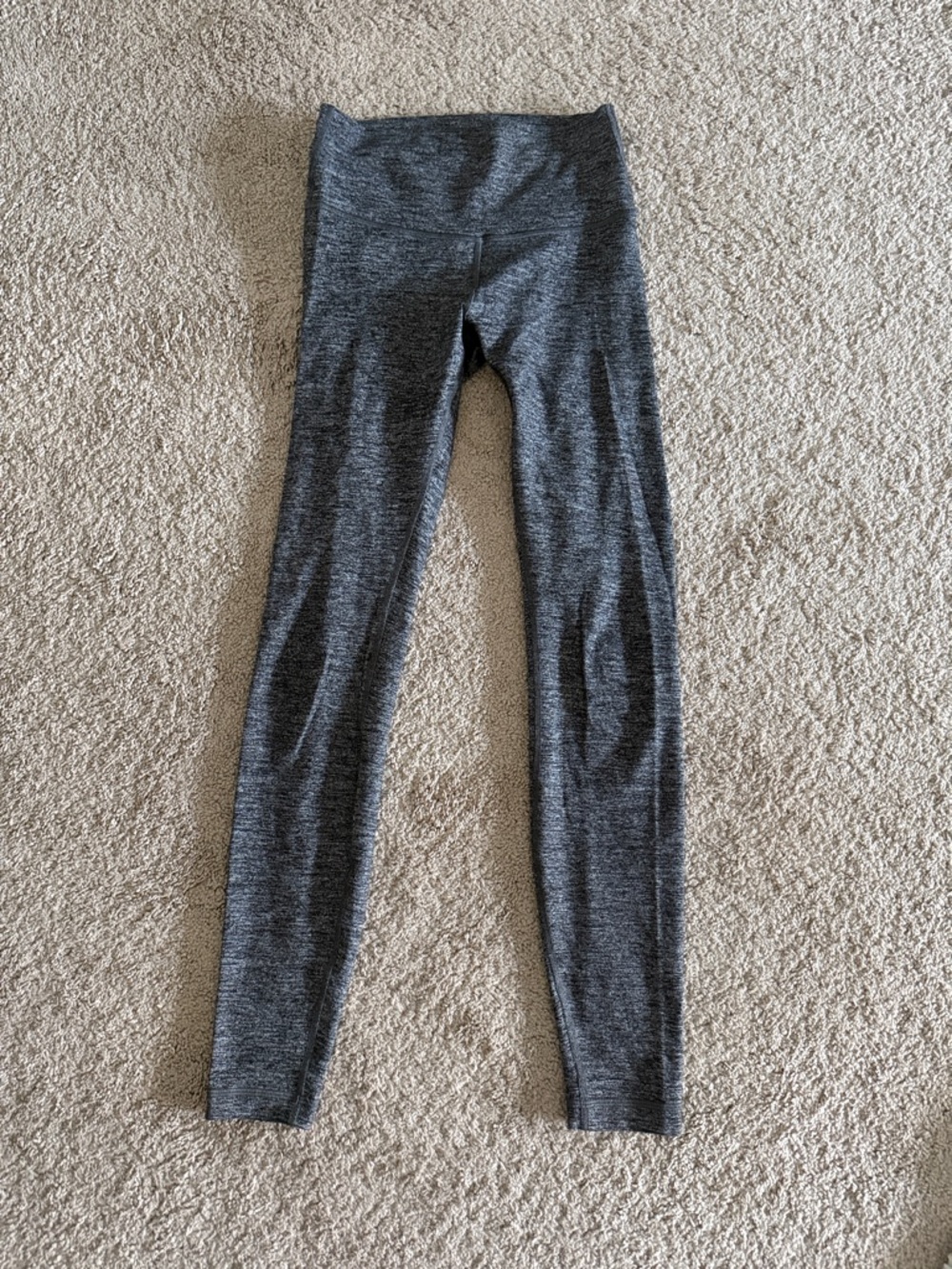 Lulu lemon High-Waist Gray Heather Leggings